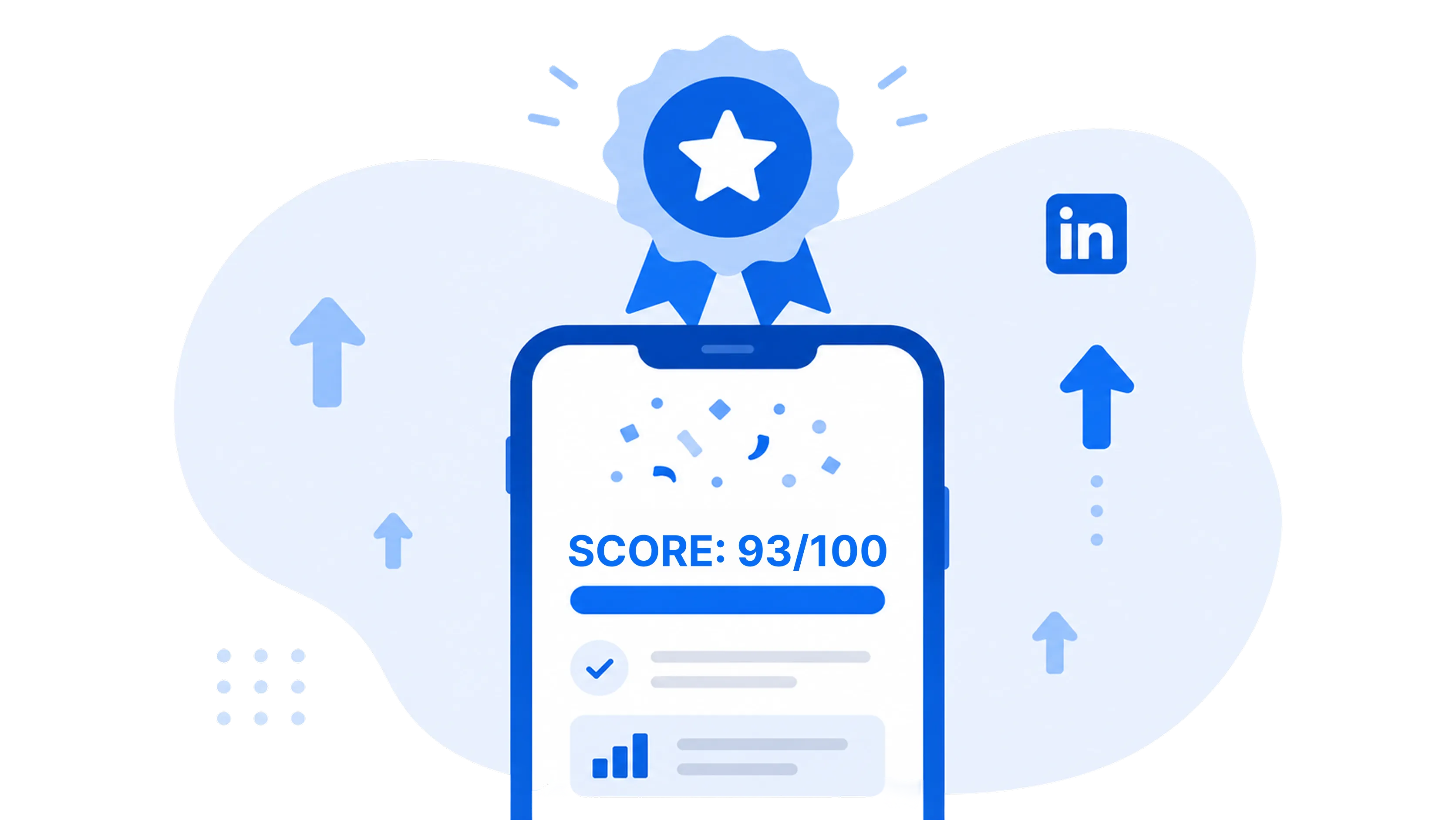 A quiz score clears the bar